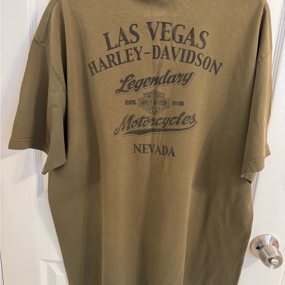 Bundle - Vintage Harley Davidson Men’s SS T- Shirts, Las Vegas  Size XL - Picture 5 of 5